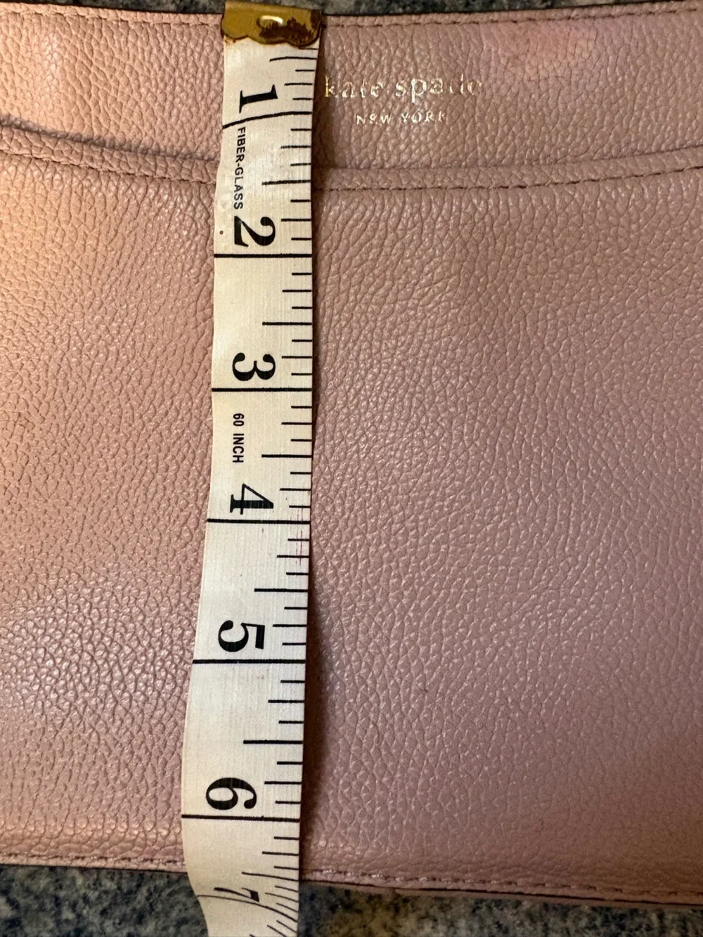 kate spade Blush Pink Pebbled Leather Crossbody